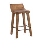 Reagan Low Back Stool, Counter Height by Kosas Home