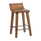 Reagan Low Back Stool, Counter Height by Kosas Home