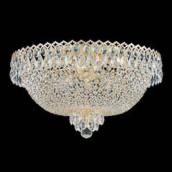 Divine Schonbek Camelot 5 Light Flush Mount lighting - Lighting