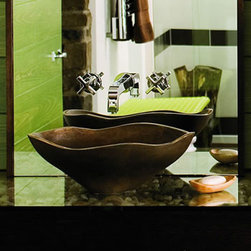 Rocks Under Glass Vanity Top - Bath Products