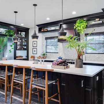 Tudor Style With Hints of Tropical Colorful Allure