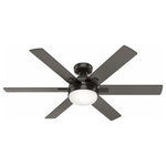 Hunter - Hunter 50707 Hardaway, 52" 6 Blade Ceiling Fan with Light Kit and Handheld - Featuring our exclusive SureSpeed Guarantee, the HHardaway 52 Inch 6 B Noble Bronze Brushed *UL Approved: YES Energy Star Qualified: n/a ADA Certified: n/a  *Number of Lights: 2-*Wattage:9.8w LED bulb(s) *Bulb Included:Yes *Bulb Type:LED *Finish Type:Noble Bronze