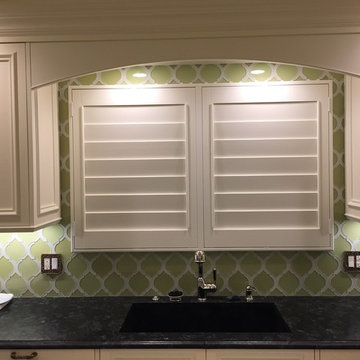 Kitchen Plantation Shutter look!