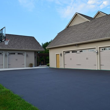 Michael F's Pro Dunk Platinum Basketball System on a 40x32 in Fond du Lac, WI