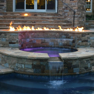 Pool Night Lighting