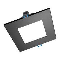 DLE6 Series 6" Square Downlight, Black, 4000k