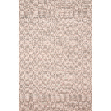 Loloi Cole Col-02 Outdoor Rug, Blush/Ivory, 2'7"x7'9" Runner