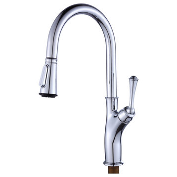 Kitchen Single-Hole Faucet LB-7105, Chrome