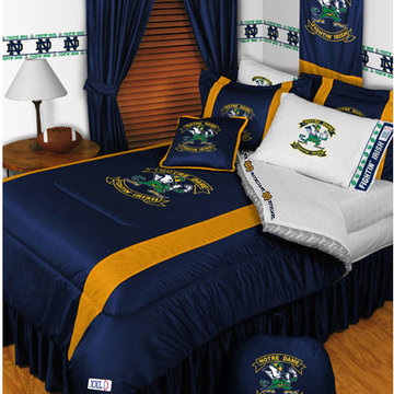 NCAA Notre Dame Fighting Irish Bedding and Room Decorations