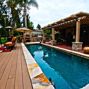 Lap Pool w/ Adjacent BBQ Area