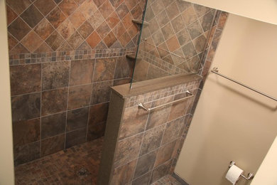 Inspiration for a transitional bathroom remodel in Providence