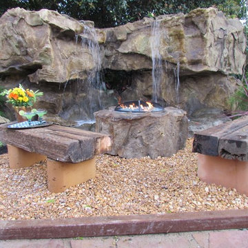 ClifRock Outdoor Fire Feature & Water Feature in Connecticut