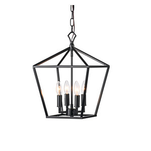 Agnes 5 Light Led Island Fixture Industrial Kitchen Island Lighting By Ove Decors