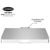 30" Ducted Under Cabinet Range Hood in Stainless Steel