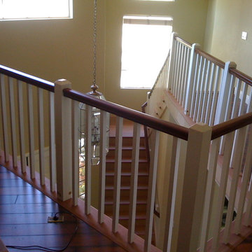 Simple Craftsman Style Staircase