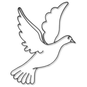Modern Reflections Aluminum Birds Decor Silver 7 Piece Set