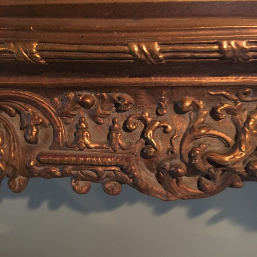 Cleaning Antique Gold Gild Mirror?