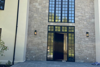 Example of a large transitional front door design in San Francisco