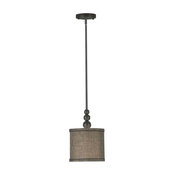 Margot 1-Light Mini Pendant, Oil Rubbed Bronze Finish