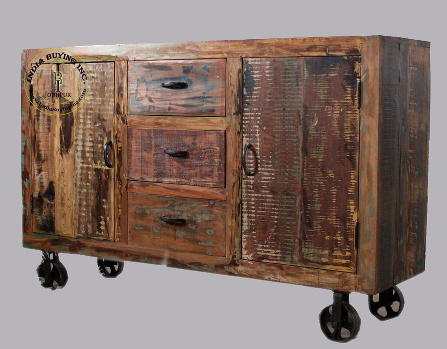 Industrial retro vintage french furniture