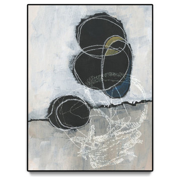 "Primary Orbs I" Oversized Framed Canvas, 60" x 40"