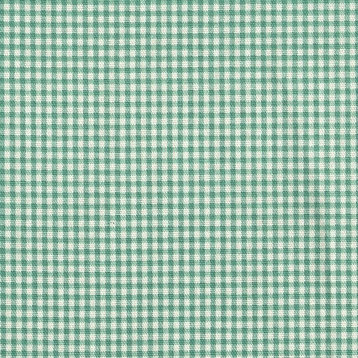 Pinch Pleated Curtain Panels French Country Gingham Check Cotton, 84", Set of 2