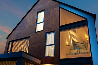 Design ideas for a contemporary exterior in Dorset.