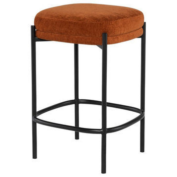 Damali Bar And Counter Stool Backless Set Of 2, Terracotta, Counter