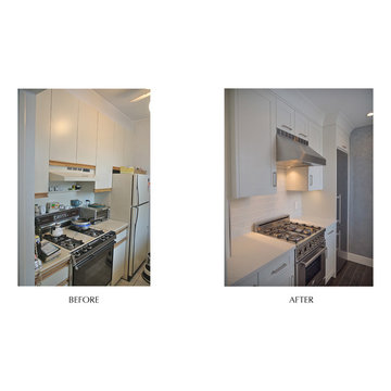 Custom Prewar Manhattan Kitchen Makeover - A Contemporary Renovation