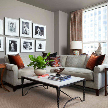 Transitional Living Room