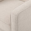 Marston Mid-Century Modern Button Tufted Fabric Recliner, Set of 2, Fabric/Wheat