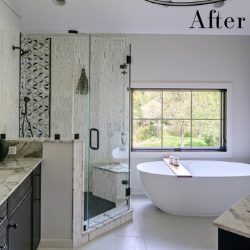 Organized Oasis - A Transitional Bathroom Remodel