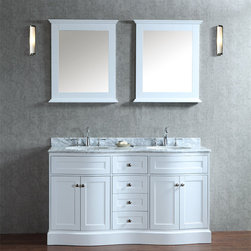 Ace 60 inch Double Sink Bathroom Vanity Set - Bathroom Vanities And Sink Consoles