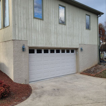 Modern Blue Suburban, Full Exterior Renovation - Initial Photos