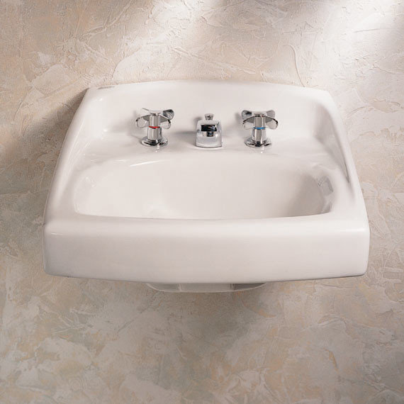 American standard 0355 012 lucerne 20 1 2 wall mounted porcelain