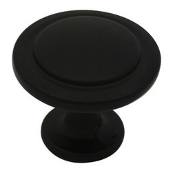 Cosmas - Cosmas 5560 Cabinet Knob, Flat Black - Cabinet And Drawer Knobs