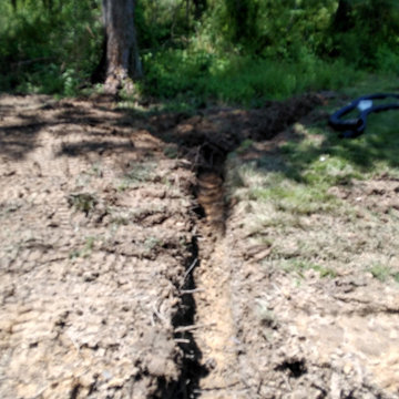 Grate installation/French drain