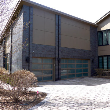 Contemporary Style Home in Glenview, IL, James Hardie Panel Siding