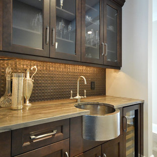 Transitional butlers pantry