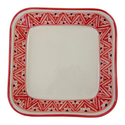 Le Souk Ceramique - Square Stoneware Serving Bowl Nejma Design - Serving And Salad Bowls