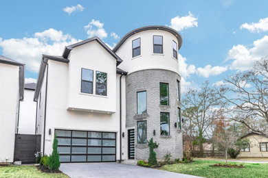 Example of a trendy exterior home design in Houston