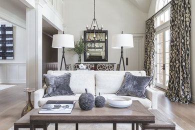 Inspiration for a rustic living room remodel in San Francisco