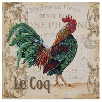 Jean Plout 'Le Coq 6' Canvas Art
