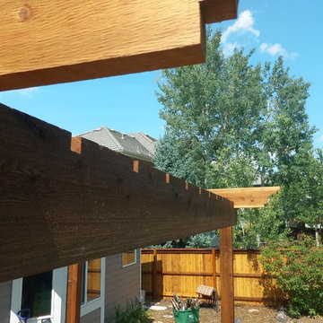 Lone Tree Colorado Rough Sawn Cedar Pergola