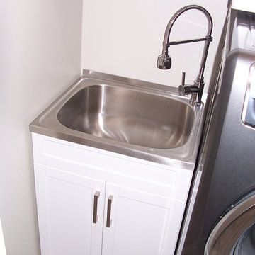 Basement Bathroom & Laundry Room