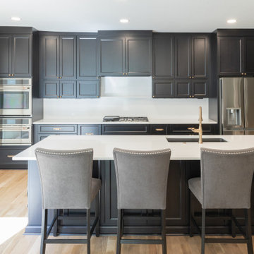 Overland Park Kitchen Remodel with Pantry Addition + Speakeasy Powder Bath