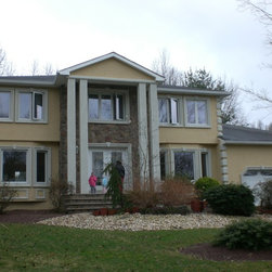 Hardcoat Stucco with Cultured Stone - Outdoor Products