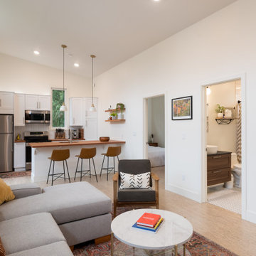 Eco-friendly backyard cottage for Houzz TV
