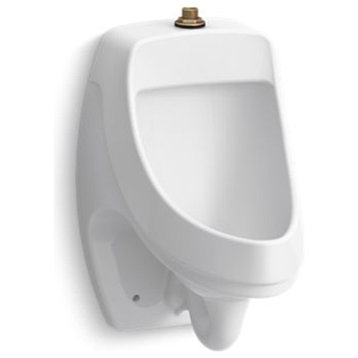 Kohler Dexter Washdown Wall-Mount 0.125 GPF Urinal with Top Spud, White
