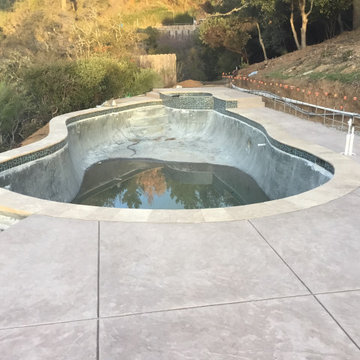 Residential Pool Remodel - Fiberglass Finish - SF Bay Area, CA